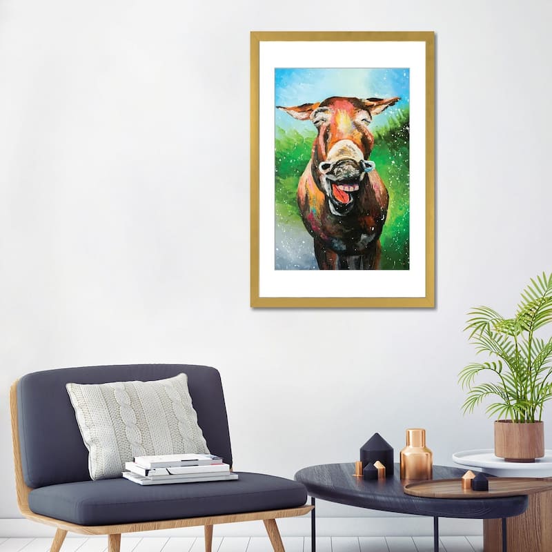 iCanvas "Can Animals Smile?" by KuptsovaArt - Bed Bath & Beyond - 37617601